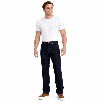 Texan Men's Slim Fit Straight Cut Jeans 34 Legs