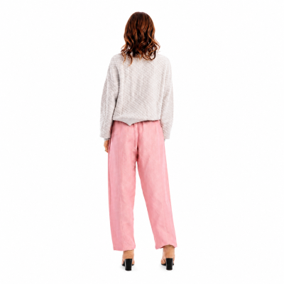 Rose Tan Linen Pants