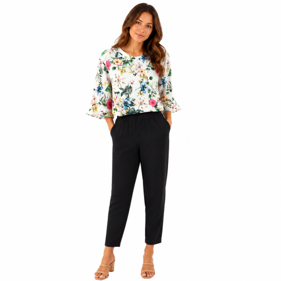 Maddy Black 3/4 Pants