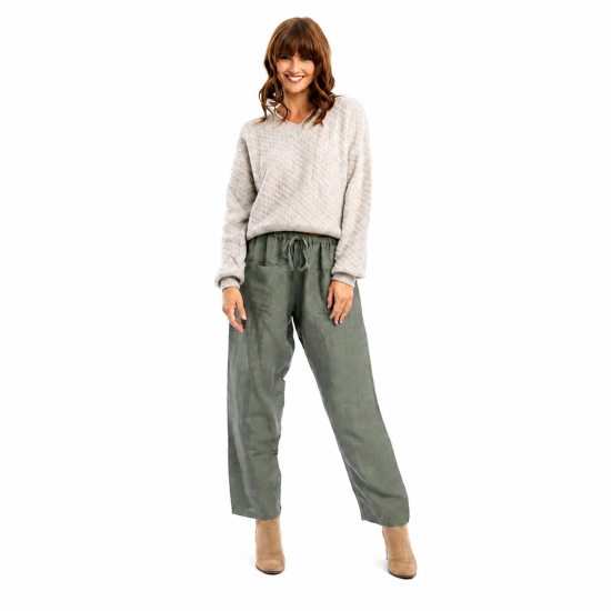 Military Linen Pants