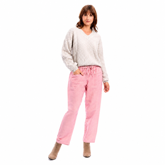 Rose Tan Linen Pants