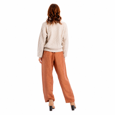Pumpkin Spice Linen Pant