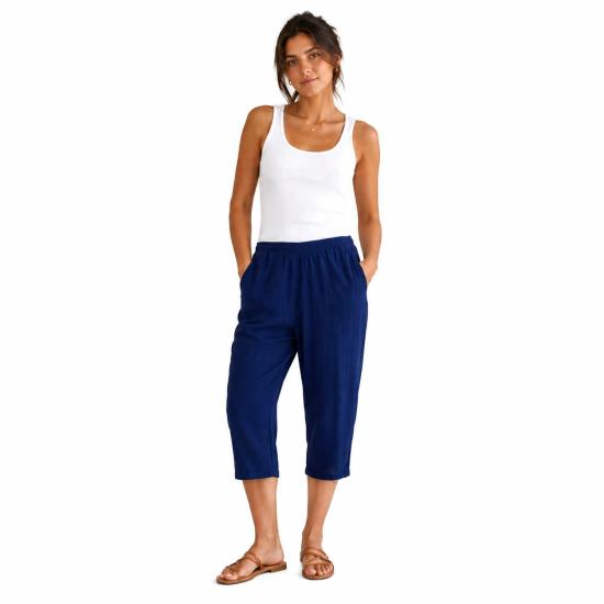 Orientique Linen Blend Pants