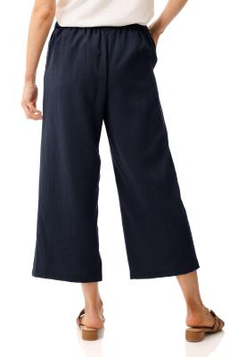Navy Crop Pants