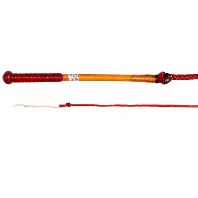 Stockmaster 6' x 6 Plait Redhide Whip