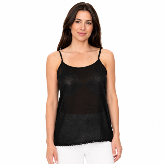 Orientique Black Cami Slip