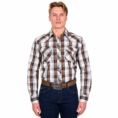 Roger Tan and White Men's Long Sleeve Shirts