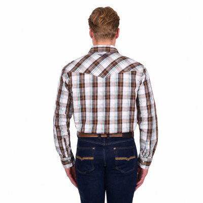 Roger Tan and White Men's Long Sleeve Shirts