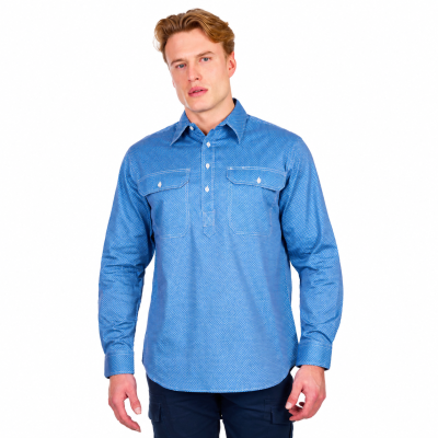 Holden Men's Half Placket Long Sleeve Shirt