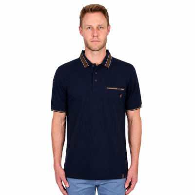 Ben Men's Pocket Short Sleeve Polo
