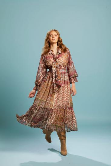 Be Loved Shirred Bodice Batik Top