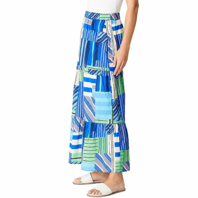 Blue Multi Skirt