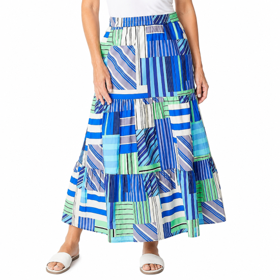 Blue Multi Skirt