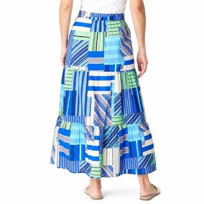 Blue Multi Skirt