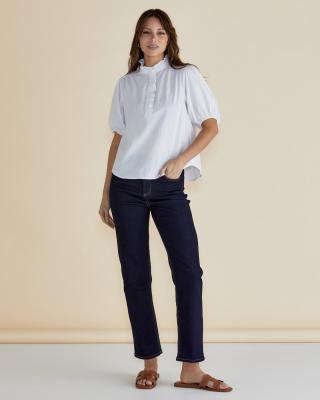 Avery White Blouse