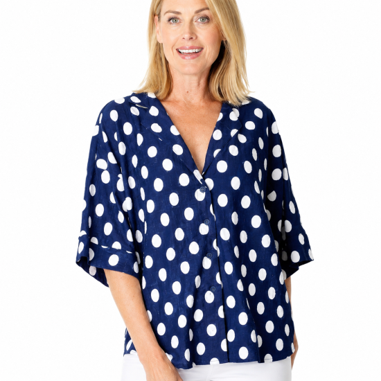 Sotina Navy Women's Shirt