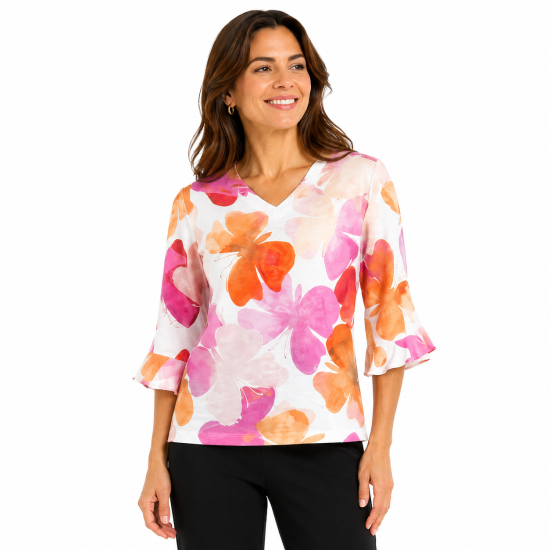 Pink Butterfly Top