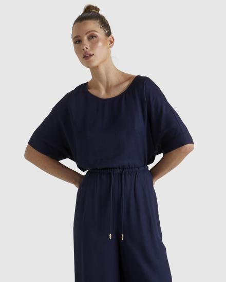 Fusion Navy Top