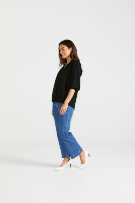 Cecilia Black Blouse