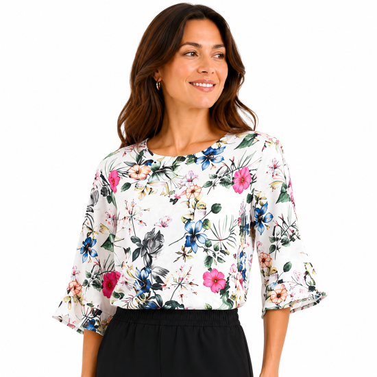 Lucy Multi Print Top