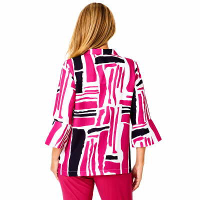 Frankie Hot Pink Zippy Shirt
