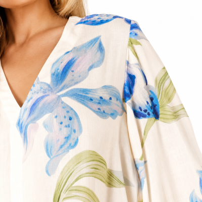 Anthea White Floral Blouse