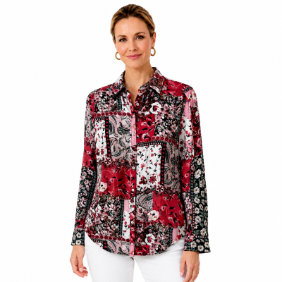 Rose Florentine Long Sleeve Shirt