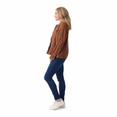 Tan Biker Fringe Jacket