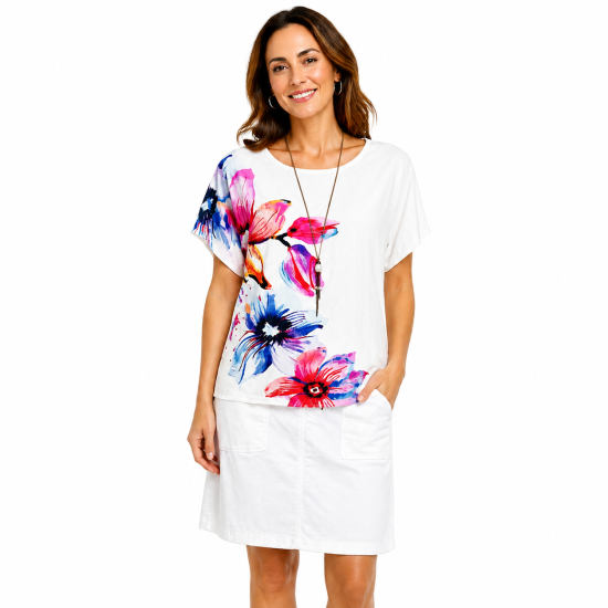Placement Print Top