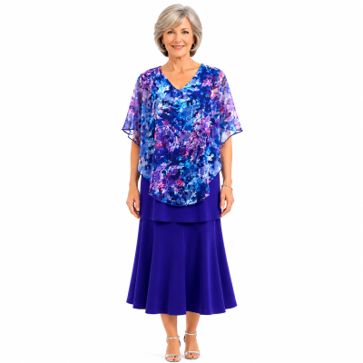 Purple Lace Overlay Top