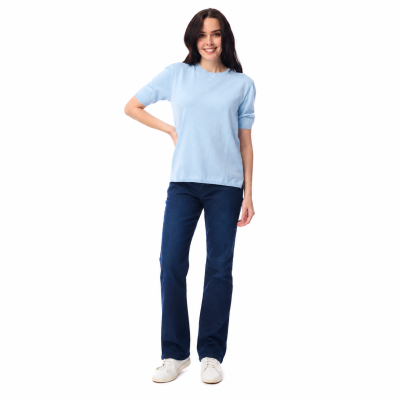Powder Blue Knit Top