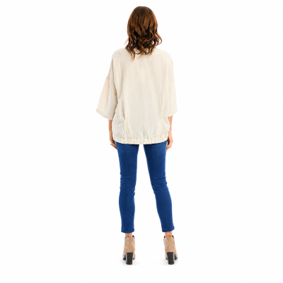 Natural Linen Top