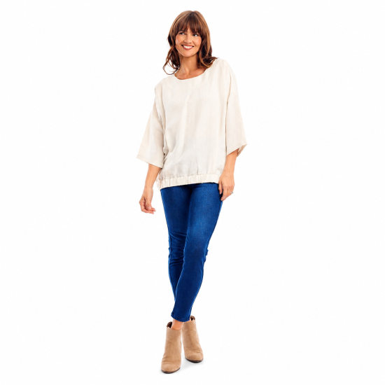 Natural Linen Top