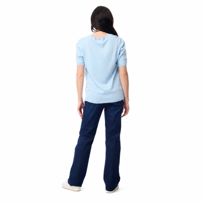 Powder Blue Knit Top