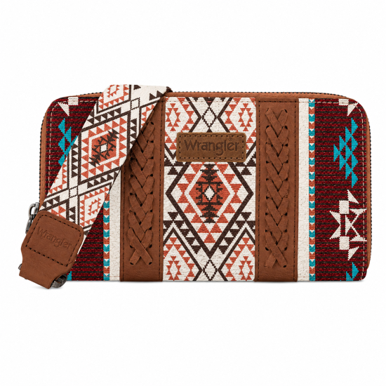 Brown Lia Aztec Wallet