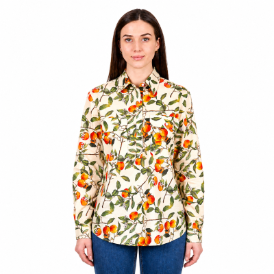 Zia Women's Half Placket Long Sleeve Shirt