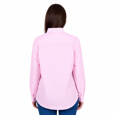 Clara Women's Half Placket Long Sleeve Shirt