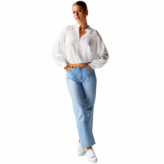 Berry Kiss Ivory Blouse